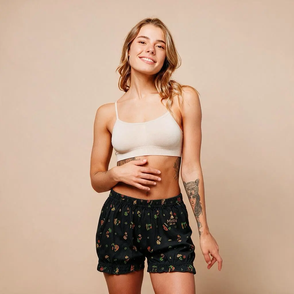 Sofie Bloomer Printed, women's sizes β Black